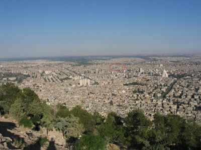 Omayyad Mosque from Jebel Qassioun